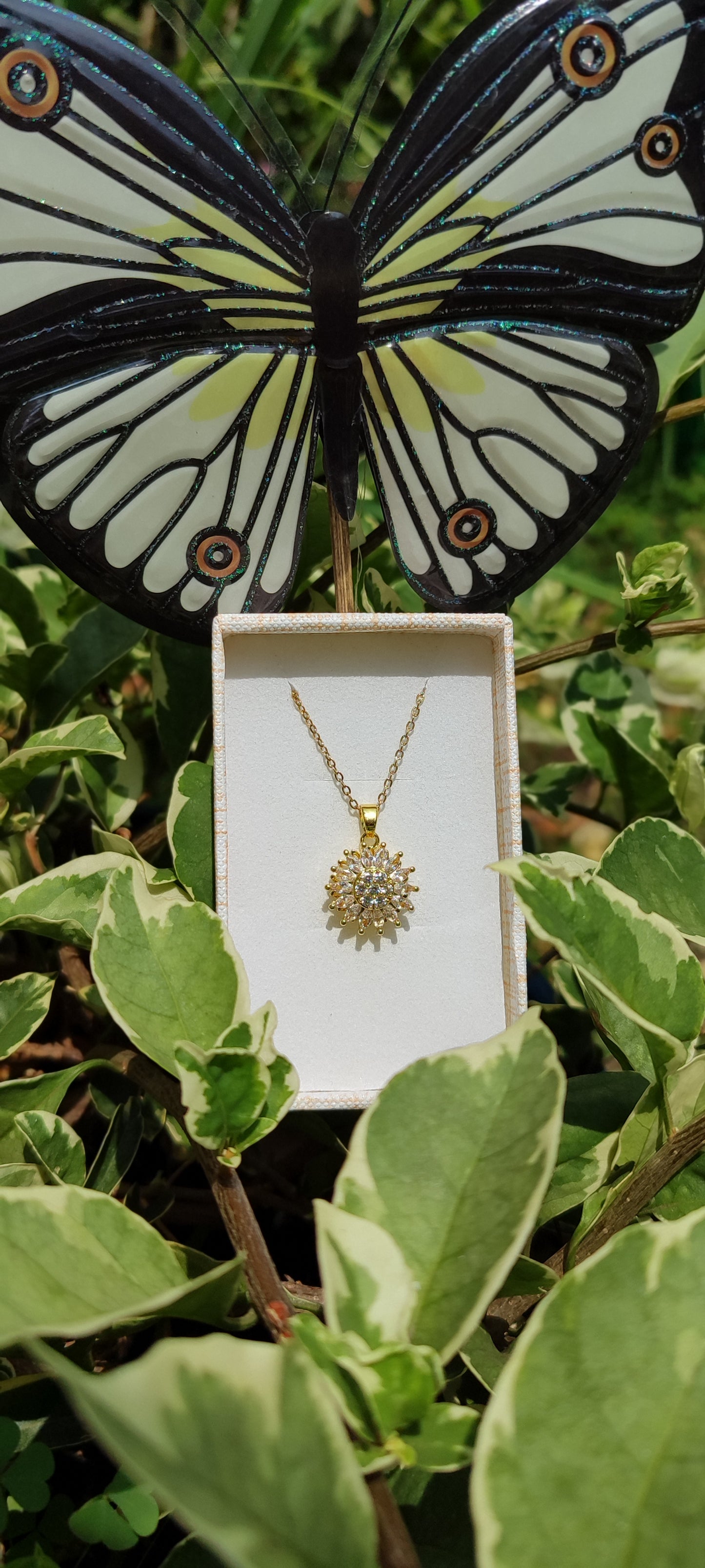 Collar Girasol Giratorio Premium 🌻